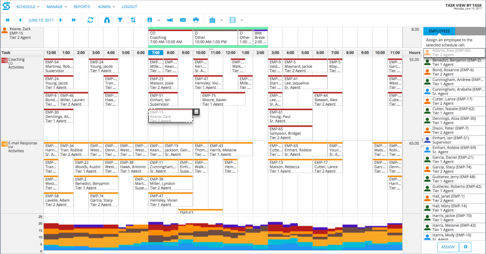 screenshot of Snap Schedule